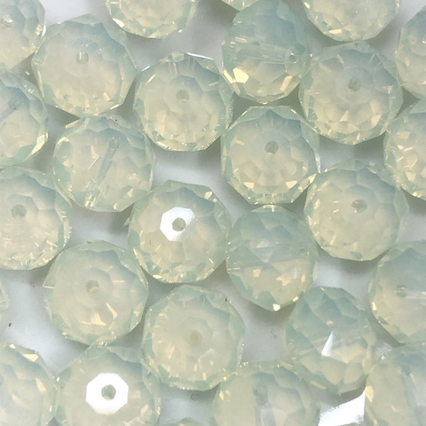 COD 9343 - Cristal de Vidro 12mm Light Opal - Aprox. 60 Pedras