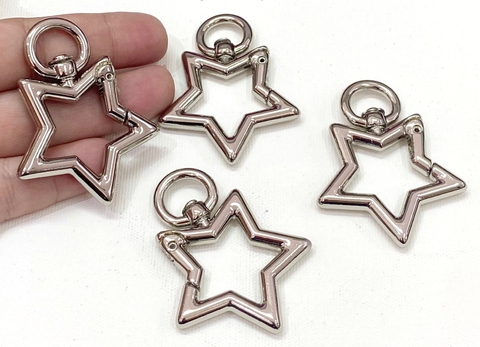 COD 5295 - Fecho Mosquetão Estrela 45mm - Unidade