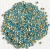 COD 2735 - Pedras de Strass SS8,5/PP18 Aquamarine - Pacote com 30 Pedras
