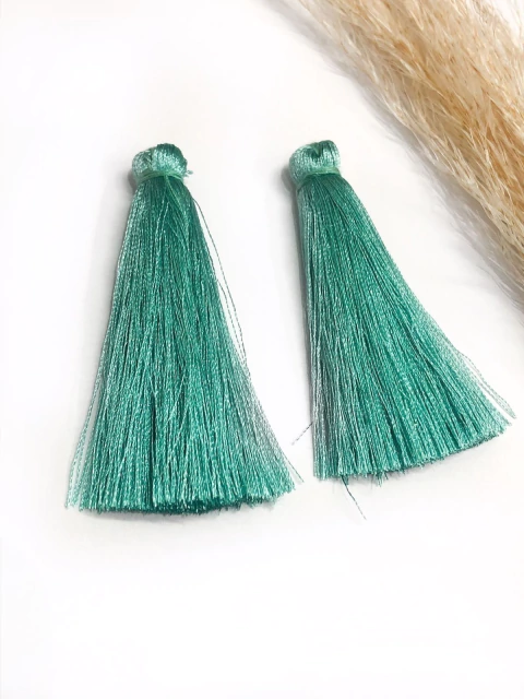 COD 511 - Tassel Franja 6,5cm Turquesa - PAR