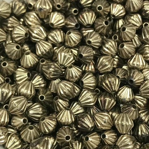 COD 37 - Abs Balãozinho 5x5mm Dourado Envelhecido - 10 Gramas