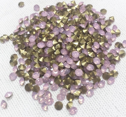 COD 6553 - Pedras de Strass SS14,5/PP28 Rose Opal - Pacote com 30 Pedras