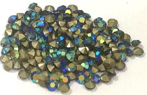 COD 2785 - Pedra de Strass SS20 Olivine AB - 10 Unidades