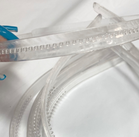 COD 6728 - Tiara Com Dentinho Transparente - Unidade