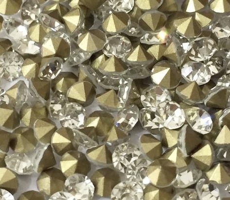 COD 7337 - Pedra de Strass SS10/PP21 Crystal - 30 Unidades