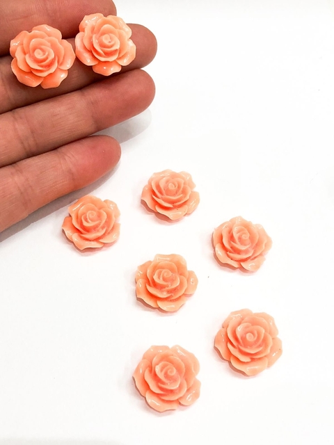 COD 2006 - Flor de Acrílico Passante (2,0cm) - 2 Unidades