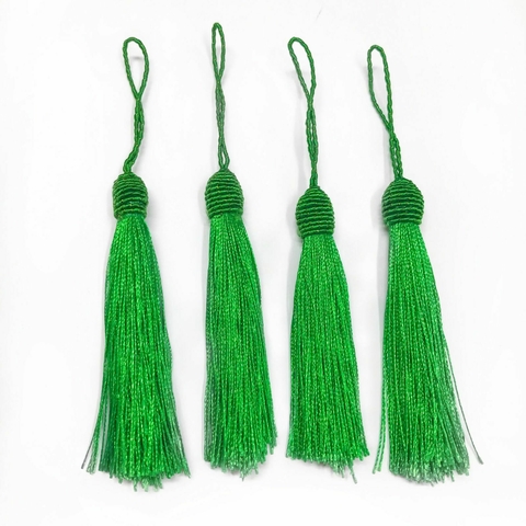 COD 9050 - Tassel de Luxo 9,0cm Verde - Unidade