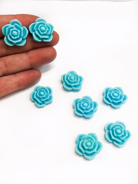 COD 2004 - Flor de Acrílico Passante (2,0cm) - 2 Unidades