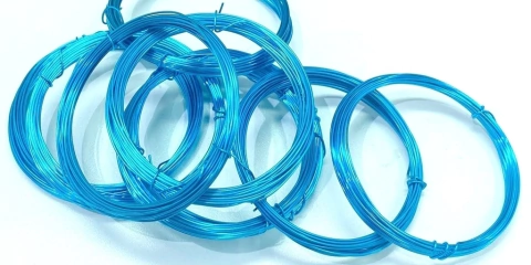 COD 4524 - Arame Azul Turquesa - 5 Metros