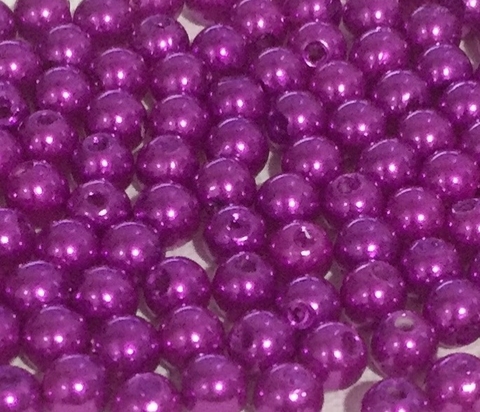 COD 2166 - Pérola de ABS 8mm Rosa - 10gramas