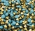 COD 6610 - Pedras de Strass SS6,5/PP14 Turquoise - Pacote com 30 Pedras
