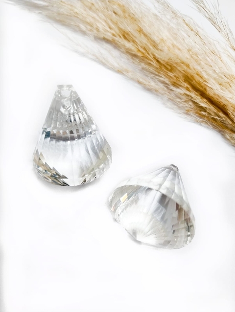 COD 368 - Pingente de Cristal 4.0x3.2 Pêndulo - Unidade