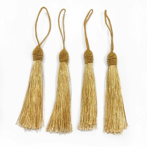 COD 9055 - Tassel de Luxo 9,0cm Ouro - Unidade