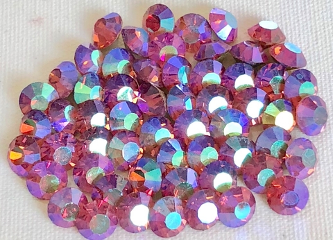COD 2753 - Pedra de Strass SS39 Rose AB - Unidade