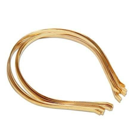 COD 4546 - Tiara de Metal Dourado - Unidade