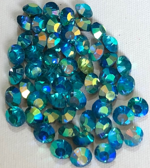 COD 2750 - Pedra de Strass SS39 Aquamarine AB - Unidade