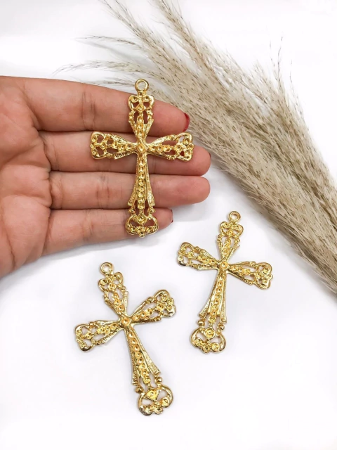 COD 9420 - Pingente Cruz 4,5x6,8cm - Unidade