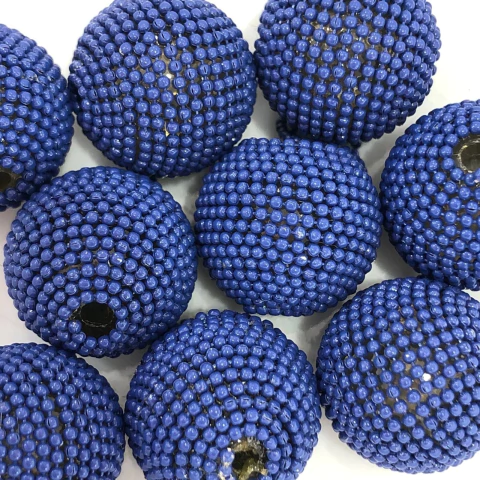 COD 3951 - Bola de Corrente 18mm Azul Royal - 1 Unidade