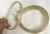 COD 7189 - Tiara de Acrilico Com Glitter 10mm Champagne - Unidade