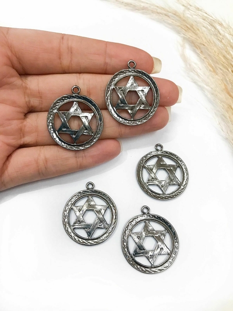 COD 795 - Pingente Estrela de Davi (2.6x3.0) - Unidade