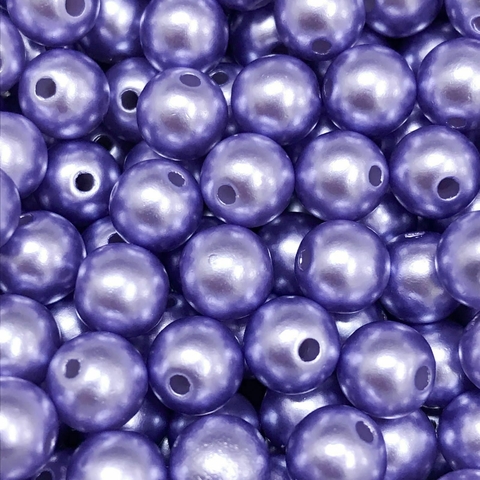 COD 6310 - Pérola de Abs 8mm Lavanda - 10 Gramas