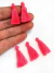 COD 6487 - Franja Tassel 3cm Rosa Pink Neon - PAR