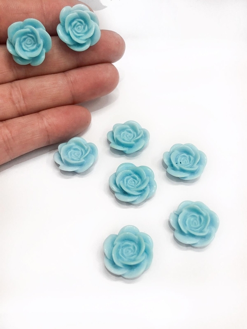 COD 9653 - Flor de Acrílico Passante (2,0cm) - 2 Unidades