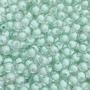 COD 8325 - Contas 8mm Fantasy Verde Água - 20 Gramas