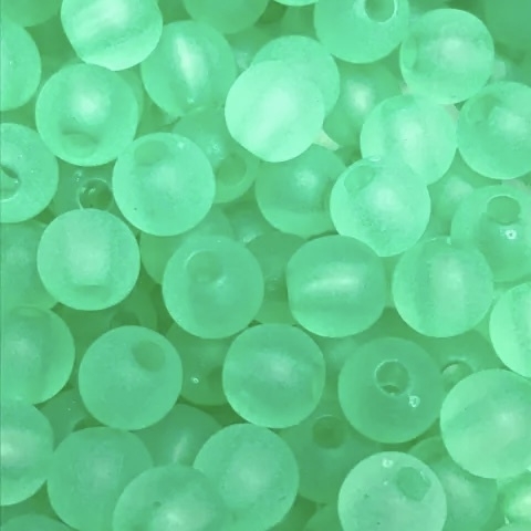 COD 8574 - Bola Fosca 8mm Turquesa - 10 Gramas