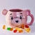 COD PC017 - Caneca 350ml Ursinhos Carinhosos - Unidade - Milena Leite Cristais