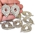 COD 3447 - Base Para Brinco Prateado - PAR