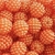 COD 4022 - Pérola Craquelada 12mm Laranja Claro - 20 Gramas