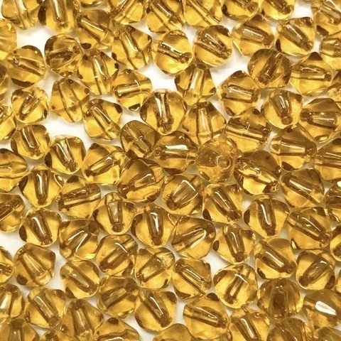 COD 3202 - Cristal Balão 4mm Marrom Claro - Aprox. 80 Pedras