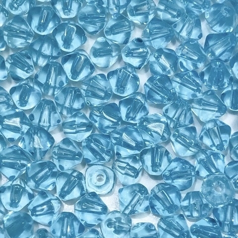 COD 3200 - Cristal 4mm Balão Azul Claro - Aprox. 80 pedras
