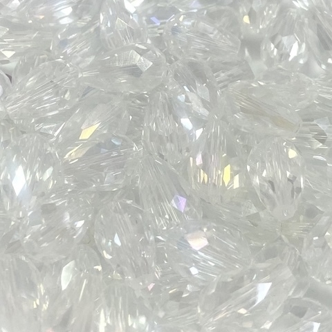 COD 312 - Gota de Cristal 10x15 Transparente Boreal - 4 Unidades