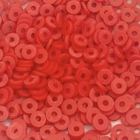 COD 4037 - Fimo 6mm Vermelho - Aprox. 400 Peças