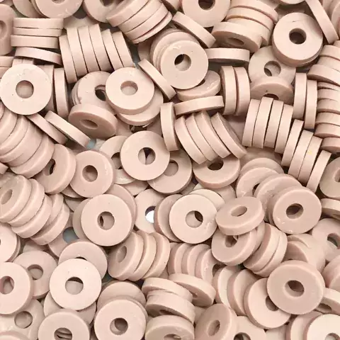 COD 9175 - Fimo 6mm Castanho Claro - Aprox. 400 Peças