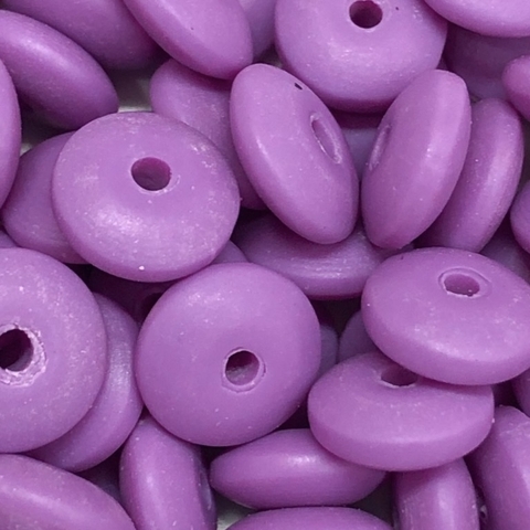 COD 3514 - FIMO RONDEL 8MM - FIO COM 40CM (APROX. 115 PEÇAS).