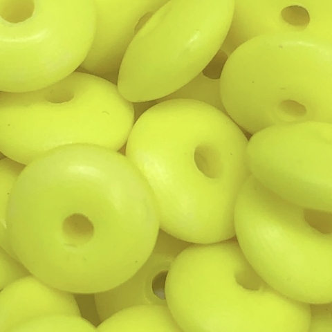 COD 1025 - FIMO RONDEL 8MM - FIO COM 40CM (APROX. 115 PEÇAS).