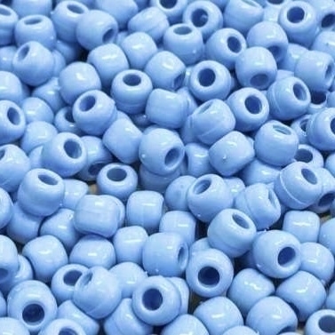 COD 7481 - Conta Tererê 8mm Azul Claro - 10 Gramas