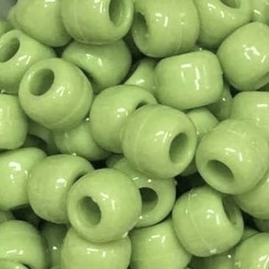 COD 7271 - Conta Tererê 10mm Verde Menta - 10 Gramas