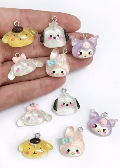 COD 1160 - Pingentes My Melody - 2 Unidades