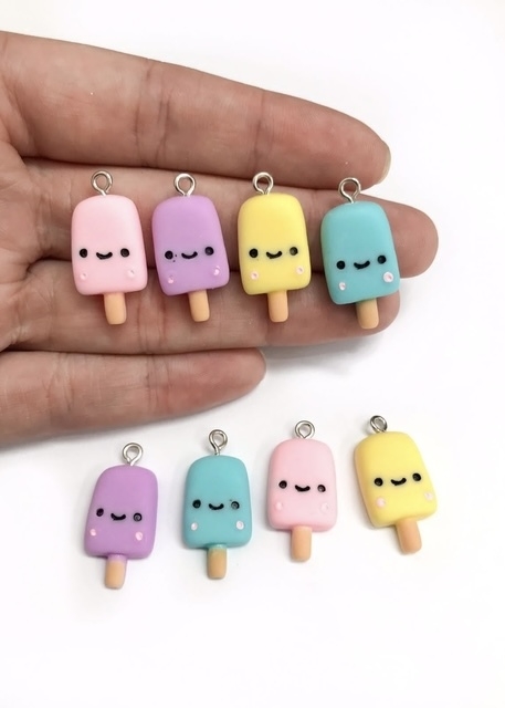 COD 893 - Pingente Ice Cream - 2 Unidades