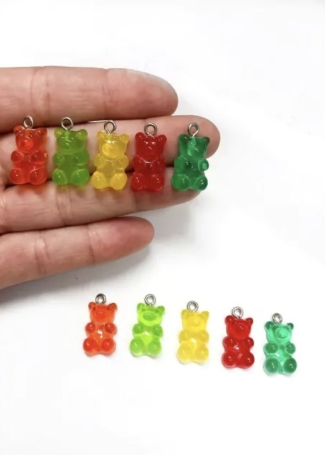 COD 6387 - Pingente Ursinho Gummy Bear - Unidade