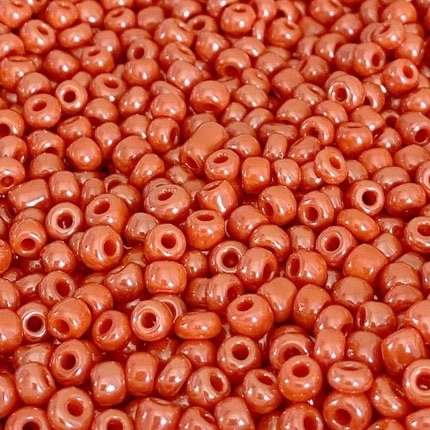 COD 4429 - Miçangão Chinês Coral Avermelhado - 10 gramas