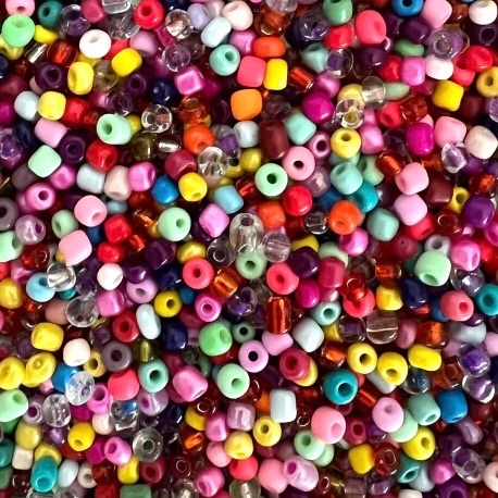 COD 8657 - Mix de Miçangão Rainbow - 10 Gramas