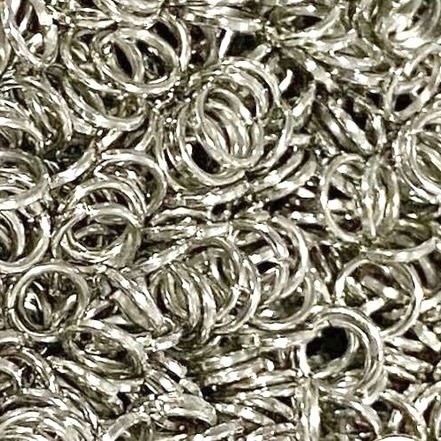 COD 4517 - Argolinha de Ferro Prateada 10mm - 10 gramas
