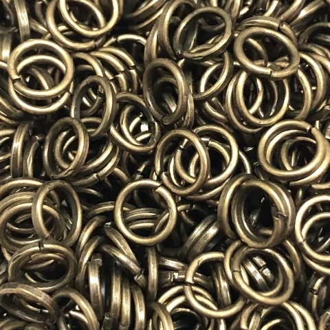 COD 4628 - Argolinhas 10mm Ouro Velho - 10 gramas