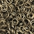 COD 4628 - Argolinhas 10mm Ouro Velho - 10 gramas