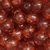 COD 8240 - Bola de Acrílico Vermelho/Glitter 14mm - 10 Gramas